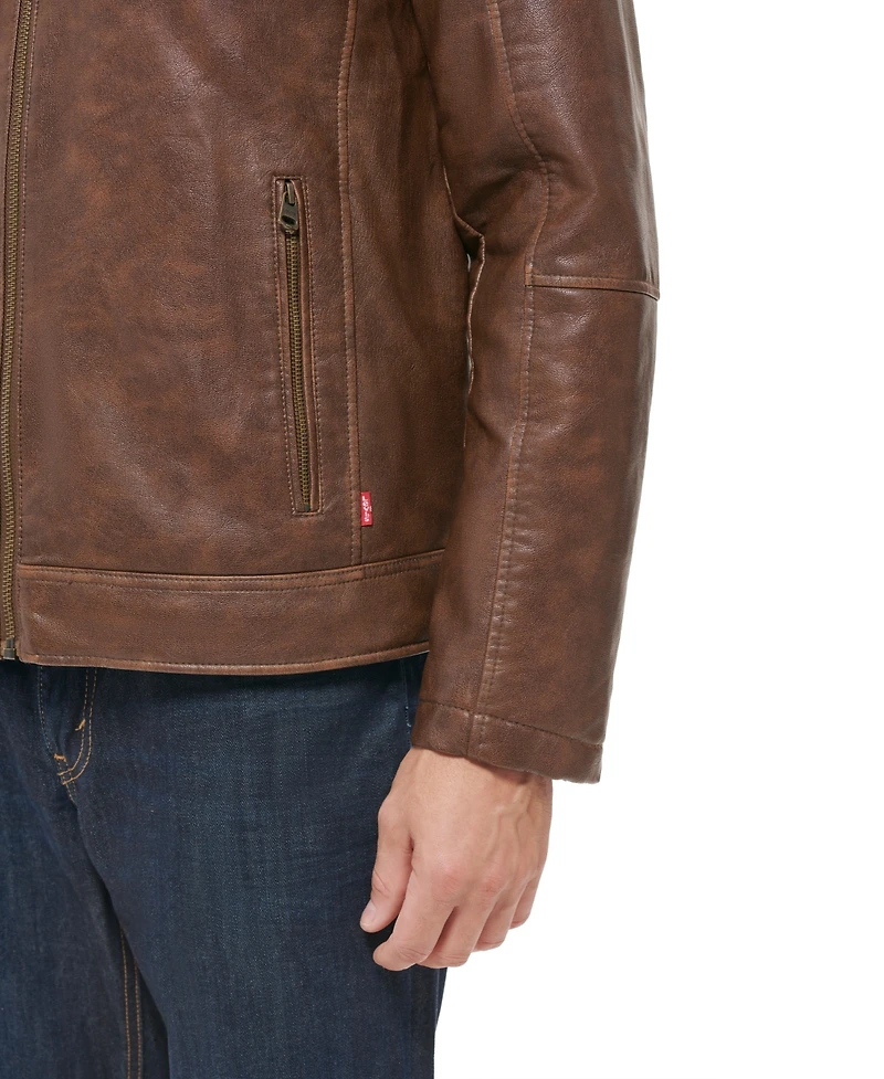 Levi's Men's Jersey Hood Racer Jacket