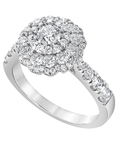 Macy's Certified Diamond Ring (1-1/2 ct. t.w.) in 14K White Gold