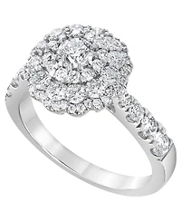 Macy's Certified Diamond Ring (1-1/2 ct. t.w.) in 14K White Gold