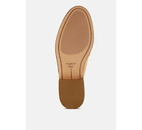 Nemykin Woven Strap Slingback Loafers Women