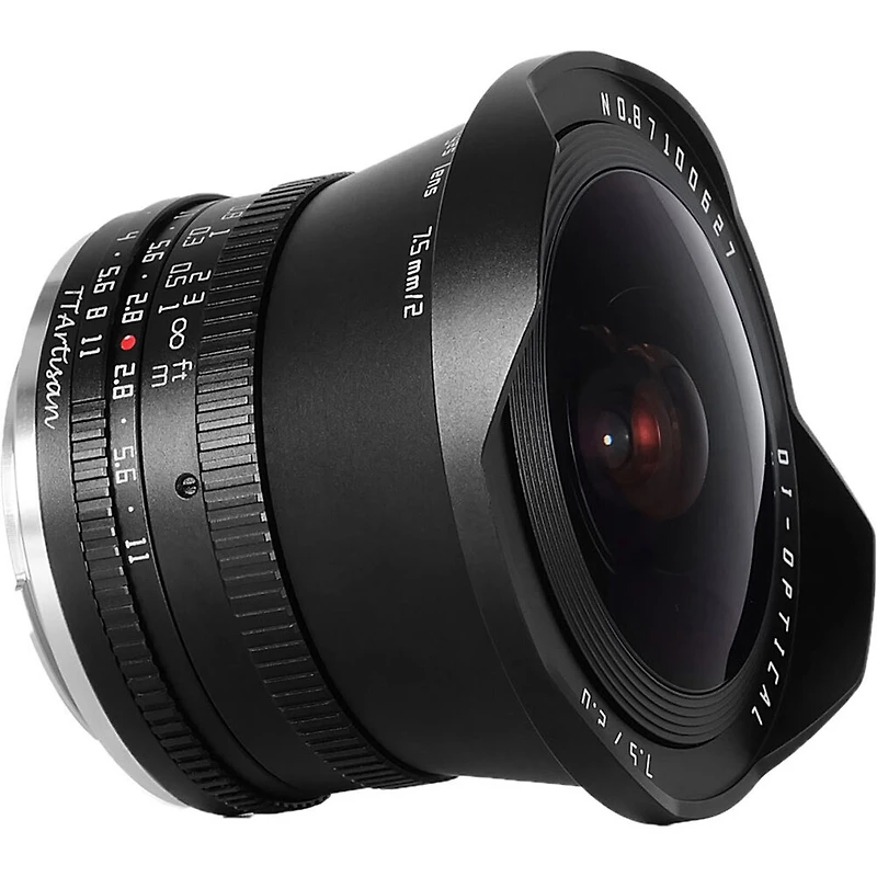 TTArtisan 7.5mm f/2 Fisheye Lens for Nikon Z, Black