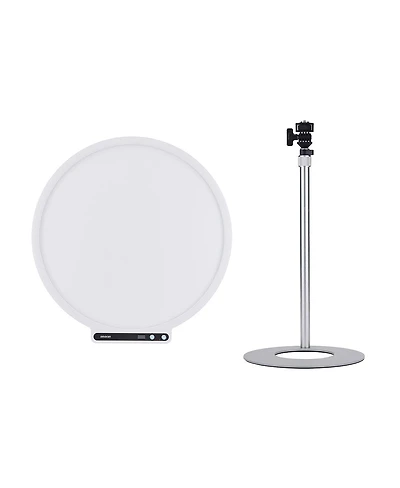 amaran Verge Max 22" 60W Bi-Color Circular Led Light Panel, White, with Base Stand