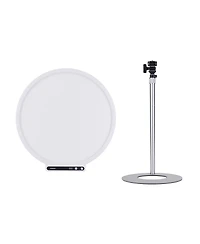 amaran Verge Max 22" 60W Bi-Color Circular Led Light Panel, White, with Base Stand