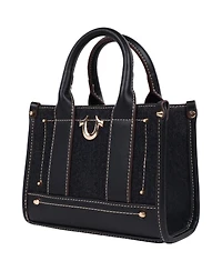 True Religion Denim Logo Strap Mini Tote