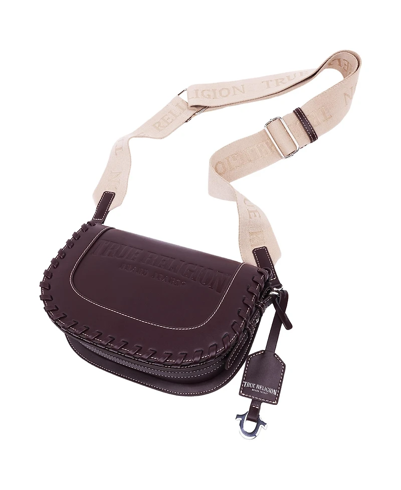 True Religion Whip Stitch Saddle Bag