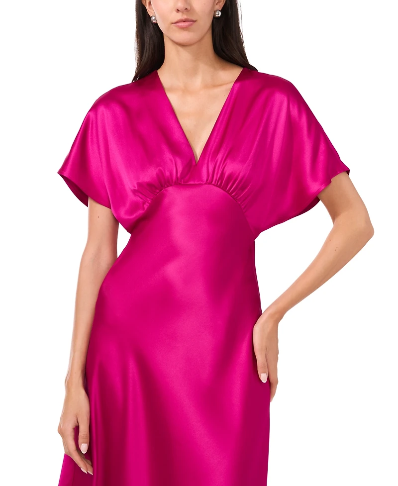 CeCe Women's V-Neck Dolman Sleeve Maxi Dress