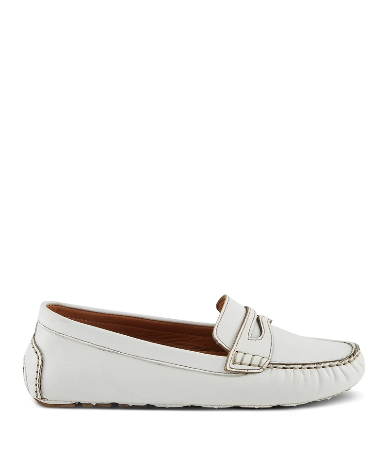 Spring Step Audette Leather Moccasins with Removable Insole and Penny Keeper
