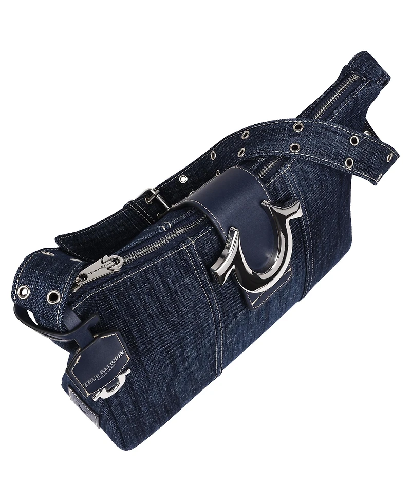True Religion Horseshoe Denim Hobo