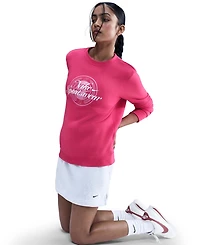 Nike Sportswear Women's Club Fleece Graphic Crewneck Sweatshirt