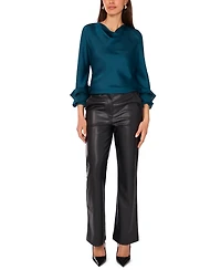 Vince Camuto Women's Cowl Neck Tiered Top