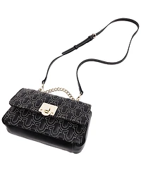 True Religion Horseshoe Quilted Flap Shoulder Bag