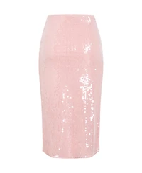 City Chic Women's Sequin Midi Skirt