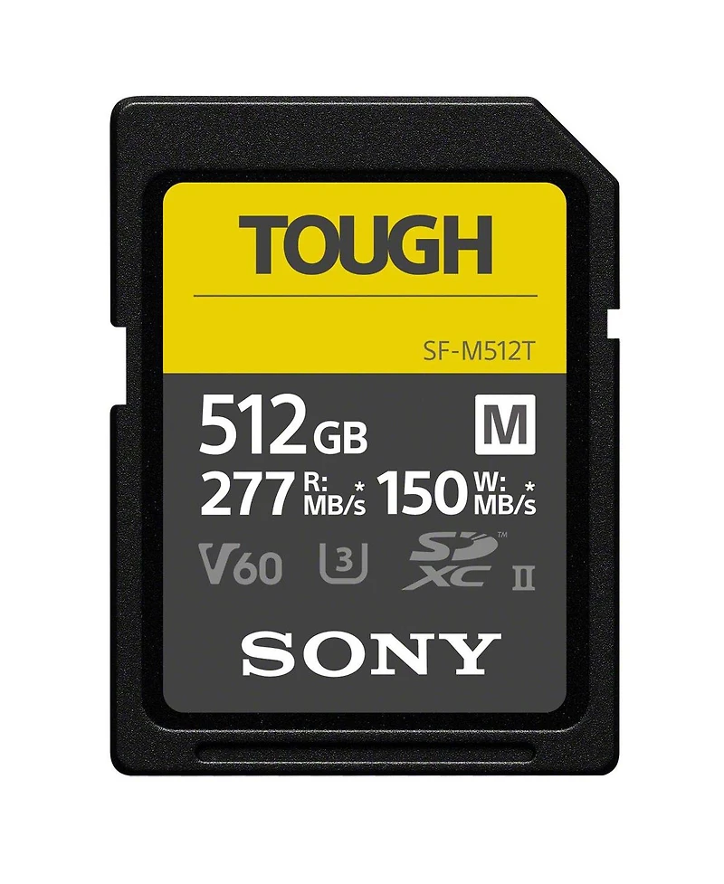 Sony Sf-m Series Tough 512GB Uhs-ii Sdxc Memory Card, Bundle with CFexpress Type-b and Sd Uhs-ii Card Reader