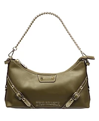 True Religion Smooth Pu Belted Shoulder Bag