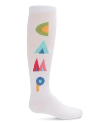 MeMoi Big Girls Camp Rules Knee High Sock