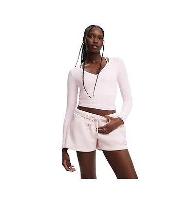 Cotton On Women's Active Ultra Soft Plunge Front Long Sleeve