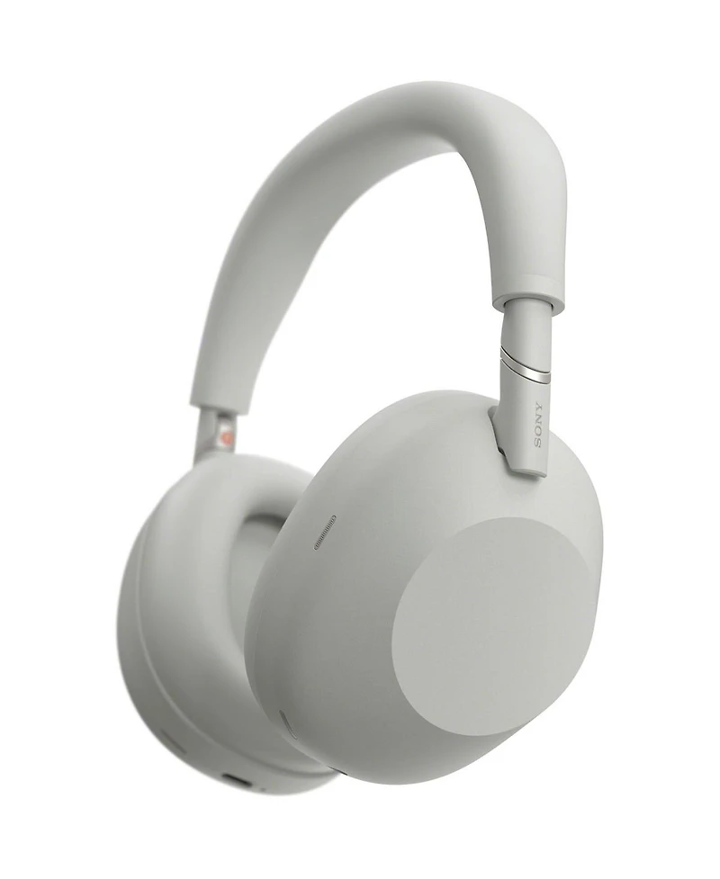 Sony Wh-1000XM6 Wireless Noise Canceling Closed Back Over-Ear Headphones, Platinum Silver + Power Bank + 20W 2-Port Usb Wall Charger