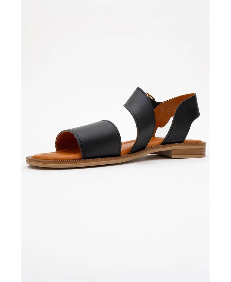 Forever & Always Shoes Majesty Leather Sandal (Women)