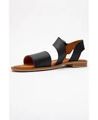 Forever & Always Shoes Majesty Leather Sandal (Women)