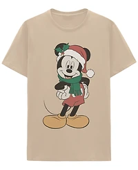 Hybrid Apparel Men's Santa Mickey Crewneck T-Shirt