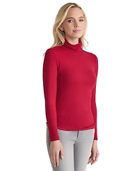 Jones New York Women's Long Sleeve Turtle Neck Top