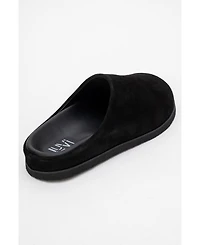 Forever & Always Shoes Space Leather Slide Sandal (Women)