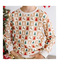 Sweet Wink Baby Boys Cabin Christmas Sweatshirt