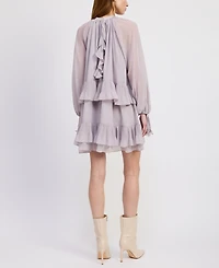 En Saison Women's Nicollette Ruffle Tiered Mini Dress