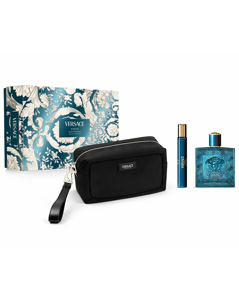 Versace 3-Pc. Eros Eau De Parfum Fragrance Set