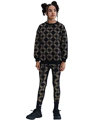 Nike Girls 7-16 Oversized Fleece Crewneck Sweatshirt