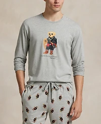 Polo Ralph Lauren Men's 2-Piece Long Sleeve Shirt and Jogger Pajama Set