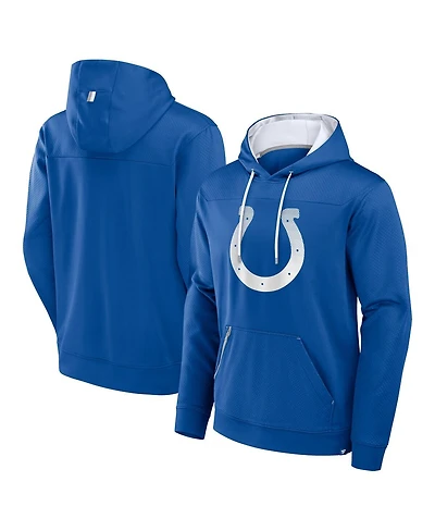 Fanatics Men's Royal Indianapolis Colts Defender Pullover Hoodie