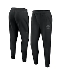 Fanatics Men's Black Toronto Maple Leaf's Authentic Pro Road Fleece Sweatpants
