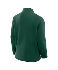 Fanatics Men's Green Minnesota Wild Home Ice Fleece Full-Zip Jacket