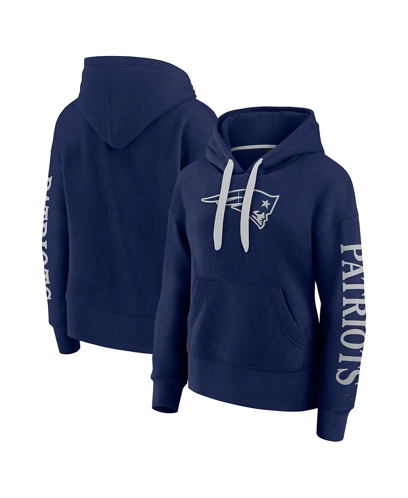 Fanatics Women's Navy New England Patriots Elements Next Pullover Hoodie