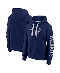 Fanatics Women's Navy New England Patriots Elements Next Pullover Hoodie
