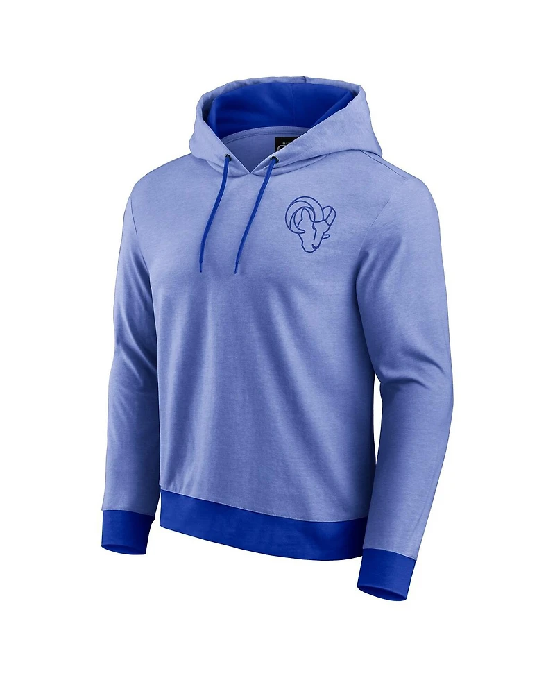 Darius Rucker Collection by Fanatics Men's Royal Los Angeles Rams Tonal Knit Pullover Hoodie