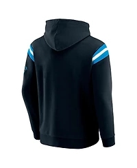 Darius Rucker Collection by Fanatics Men's Black Carolina Panthers Football Washed Pullover Hoodie