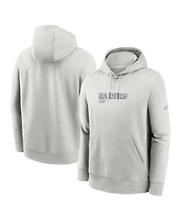 Nike Men's Gray Las Vegas Raiders Edge Pack French Terry Club Pullover Hoodie