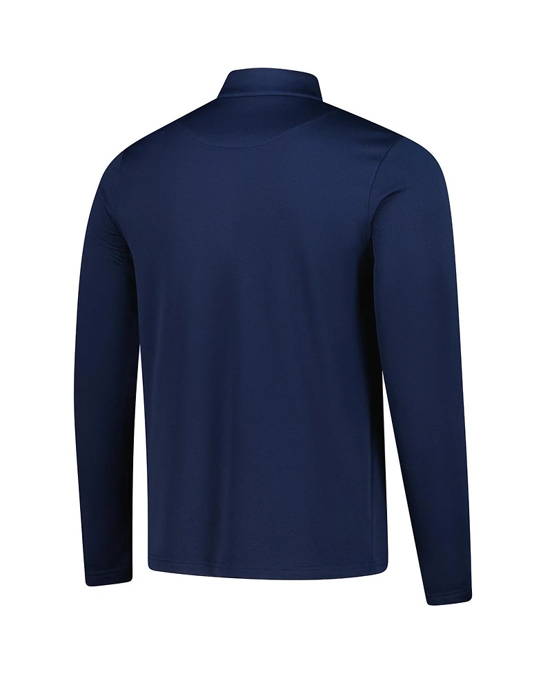 Nike Men's Navy Indiana Pacers 2025/26 Authentic Coaches Quarter-Zip Dri-Fit Sweatshirt