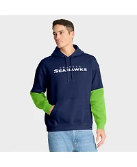 Fanatics Men's College Navy Seattle Seahawks Helmet Pullover Hoodie