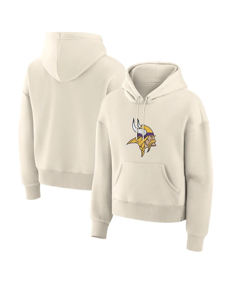 Fanatics Women's Cream Minnesota Vikings Dove Legacy Pullover Hoodie