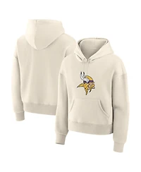 Fanatics Women's Cream Minnesota Vikings Dove Legacy Pullover Hoodie