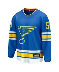 Fanatics Men's Jordan Binnington Blue St. Louis Blues Home Breakaway Player Jersey