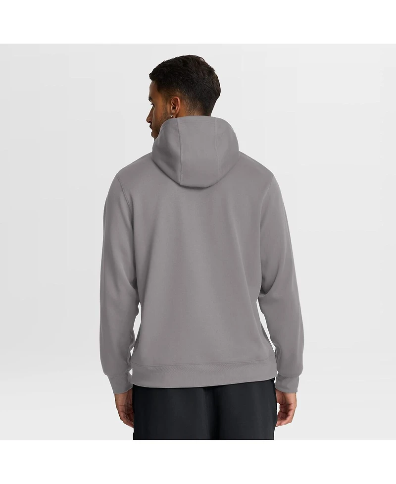 Nike Men's Gray Ohio State Buckeyes 2025 Coaches Premium Dri-fit Quarter-Zip Hoodie