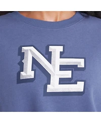 Nike Women's Storm Blue New England Patriots 2025 Rivalries Collection Oversized Phoenix Fleece Sweatshirt