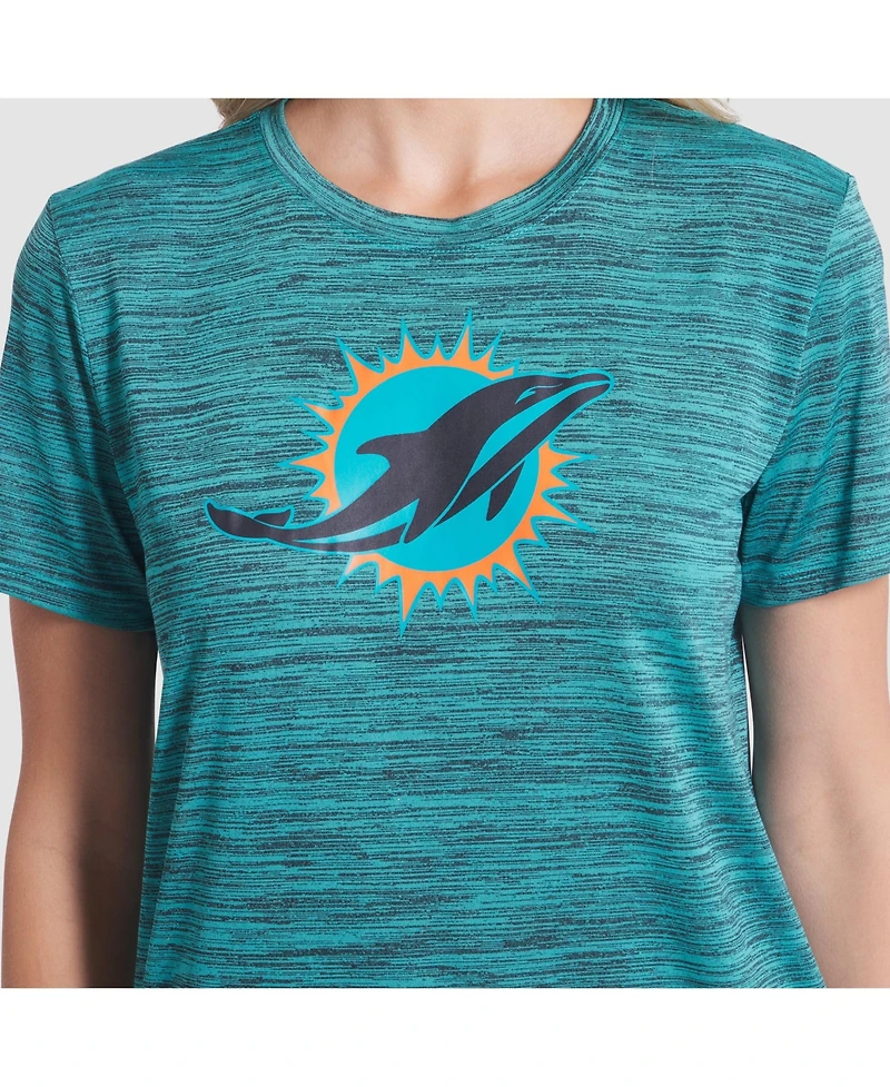 Nike Women's Turbo Green Miami Dolphins 2025 Rivalries Collection Sideline Velocity Dri-fit T-Shirt