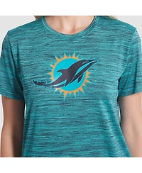Nike Women's Turbo Green Miami Dolphins 2025 Rivalries Collection Sideline Velocity Dri-fit T-Shirt