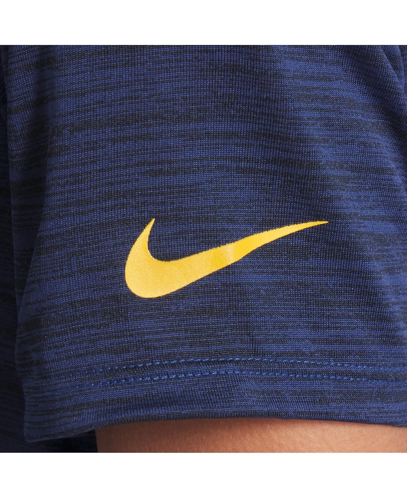 Nike Women's Midnight Blue Los Angeles Rams 2025 Rivalries Collection Sideline Velocity Dri-fit T-Shirt