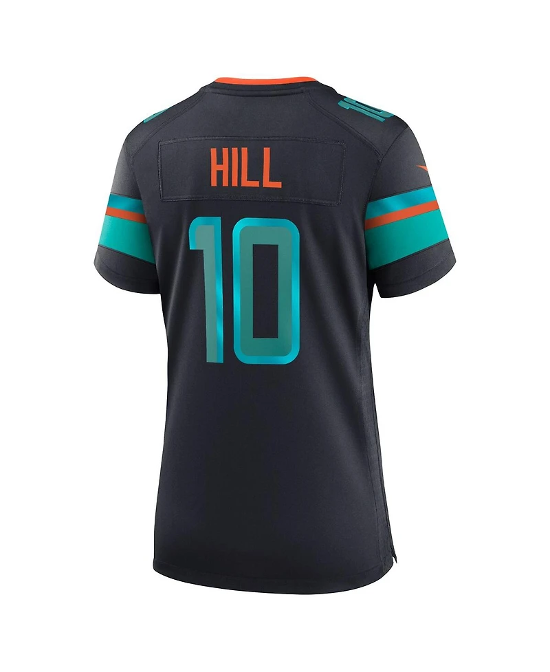 Nike Women's Tyreek Hill Pitch Blue Miami Dolphins 2025 Rivalries Collection Game Jersey